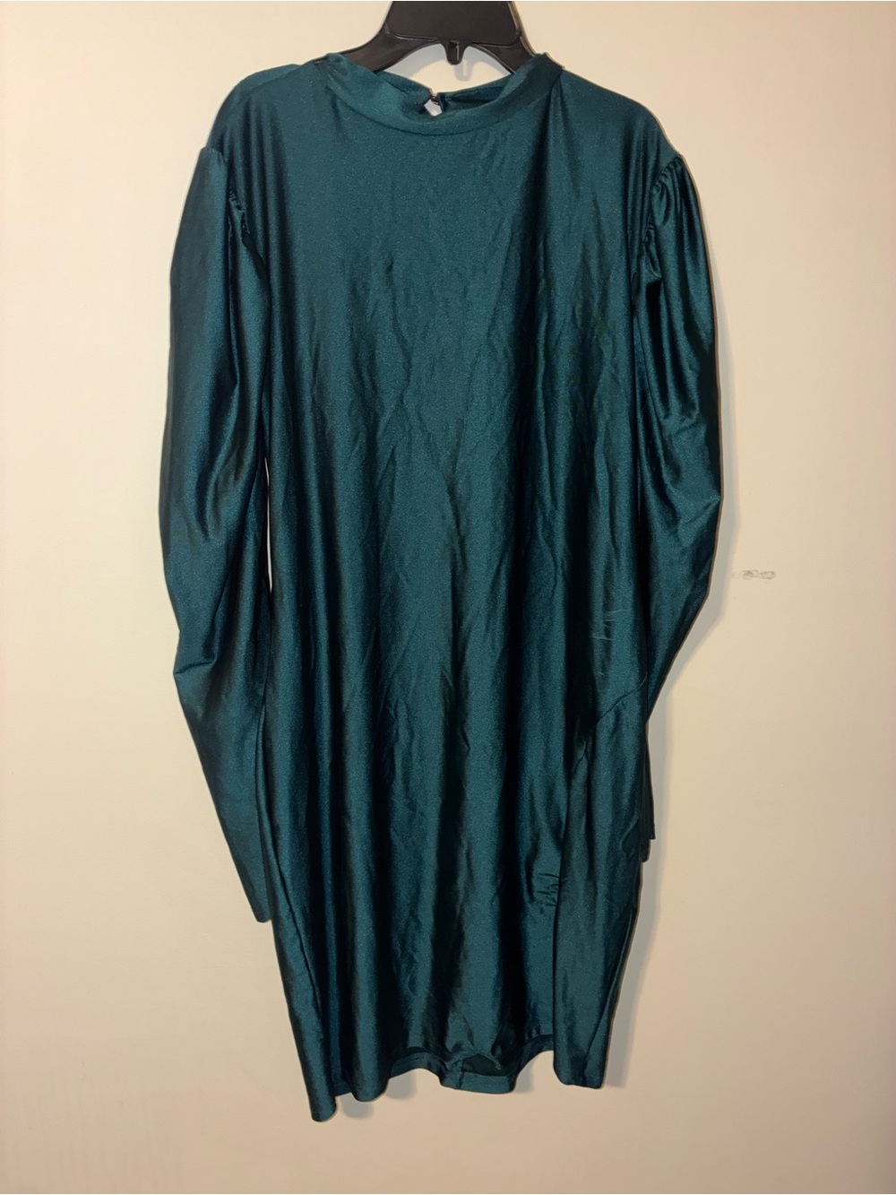 Teal Long-Sleeve dress